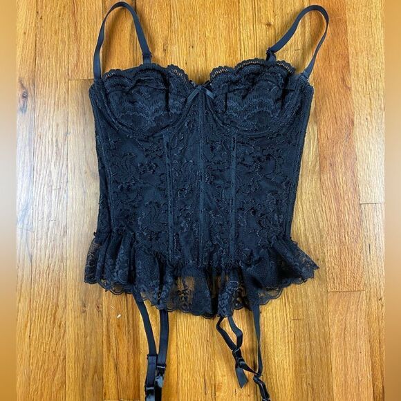 Andrea kristoff for Escanté Vintage Black Large Corset - Picture 3 of 10